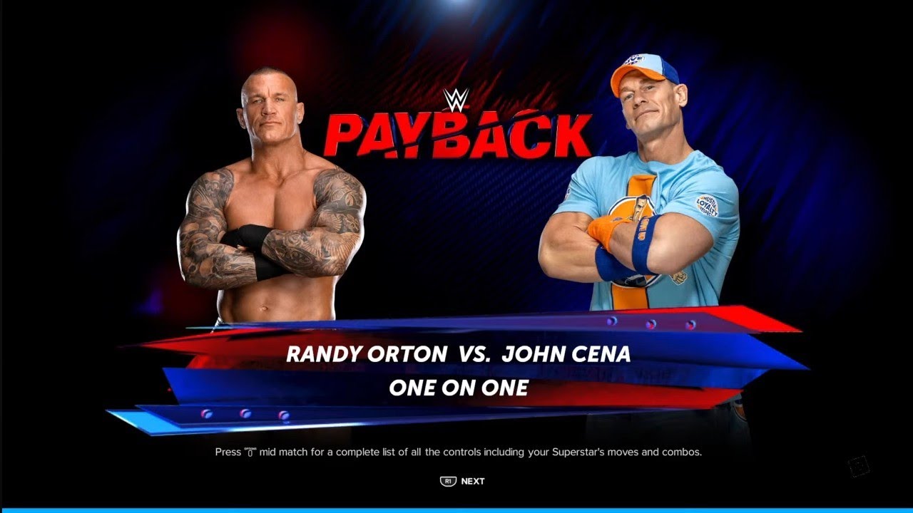 John Cena vs Randy orton ps4 ps4live