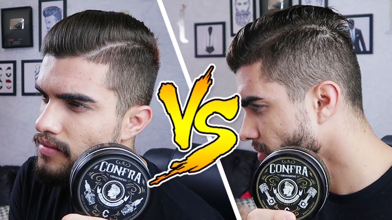 POMADA EFEITO SECO VS. EFEITO ÚMIDO