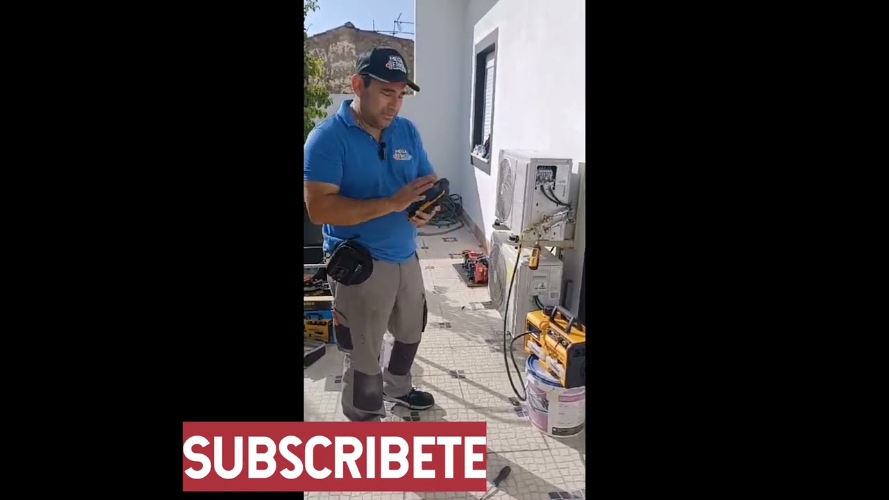 como hacer un vacio a un split con vacuometro digital fieldpiece
