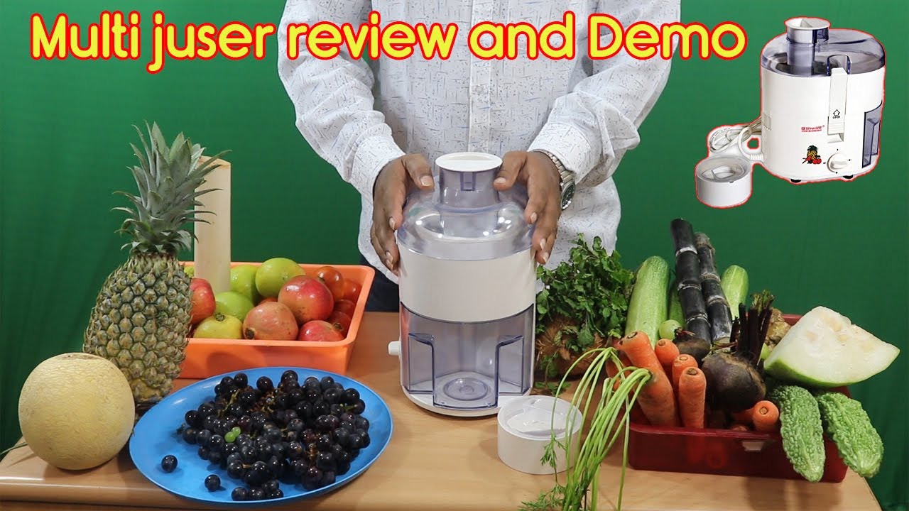 Multi juicer review and demo/silverline juicer demo/silverline juicer review/noble shopping