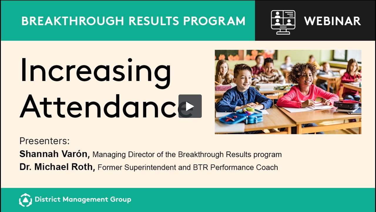 10/30/25 - Webinar: Increasing Attendance with Breakthrough Results program