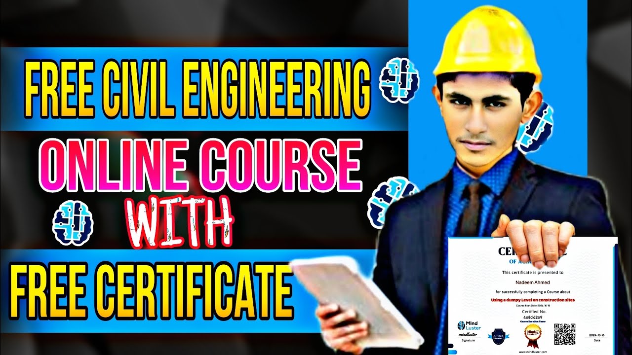 OMG 😱 Free Civil engineering course | Online Course | Free Certificate| subscribe for more Courses