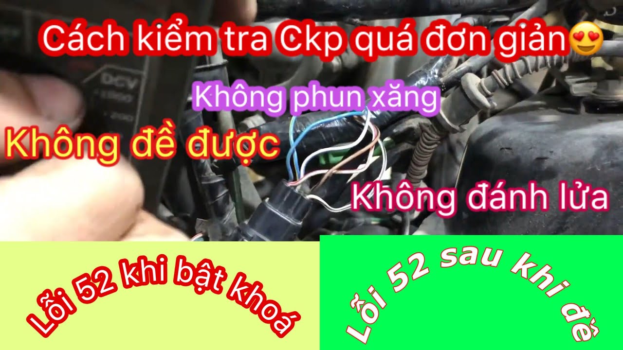 Cách đo và kiểm tra cảm biến CKP đề từ
