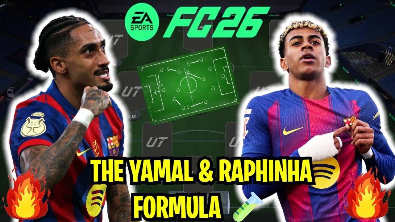 The ULTIMATE FC 26 Barcelona Tactics! 🔵🔴 Destroy Everyone with Yamal and Raphinha!