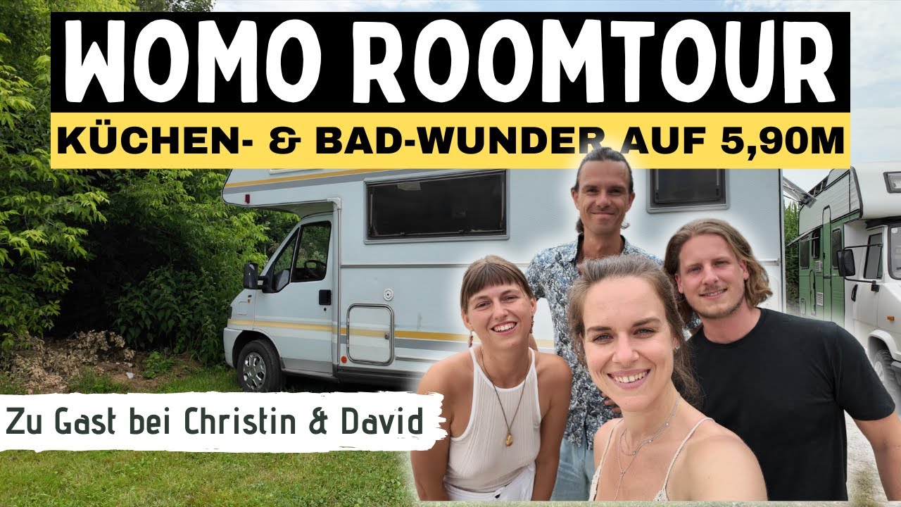 Wohnmobil-Tour: Seit 2 Jahren auf 12 m&sup2; | Roomtour mit Christin & David
