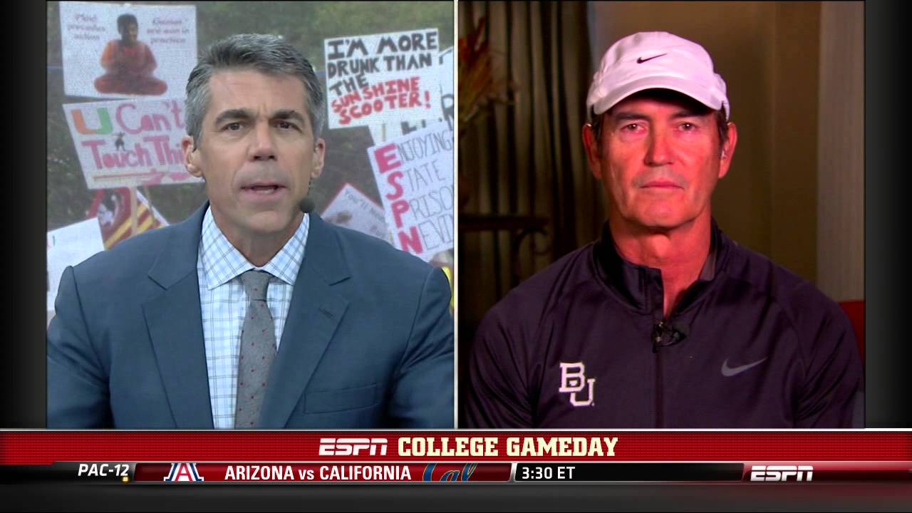 2013 1102   ESPN gameday interview with Art Briles