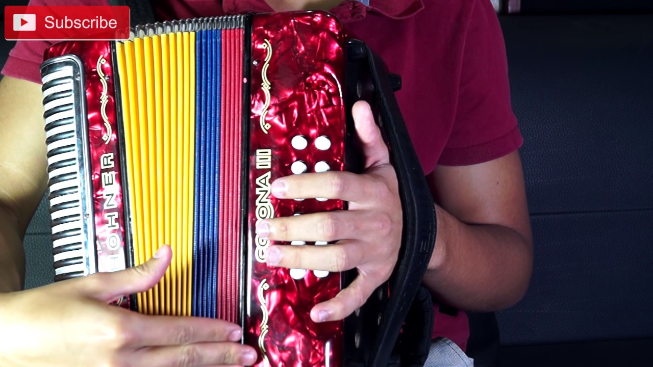 Como tocar bajos 2) Bajos en Paseo - Tutorial de Acordeon