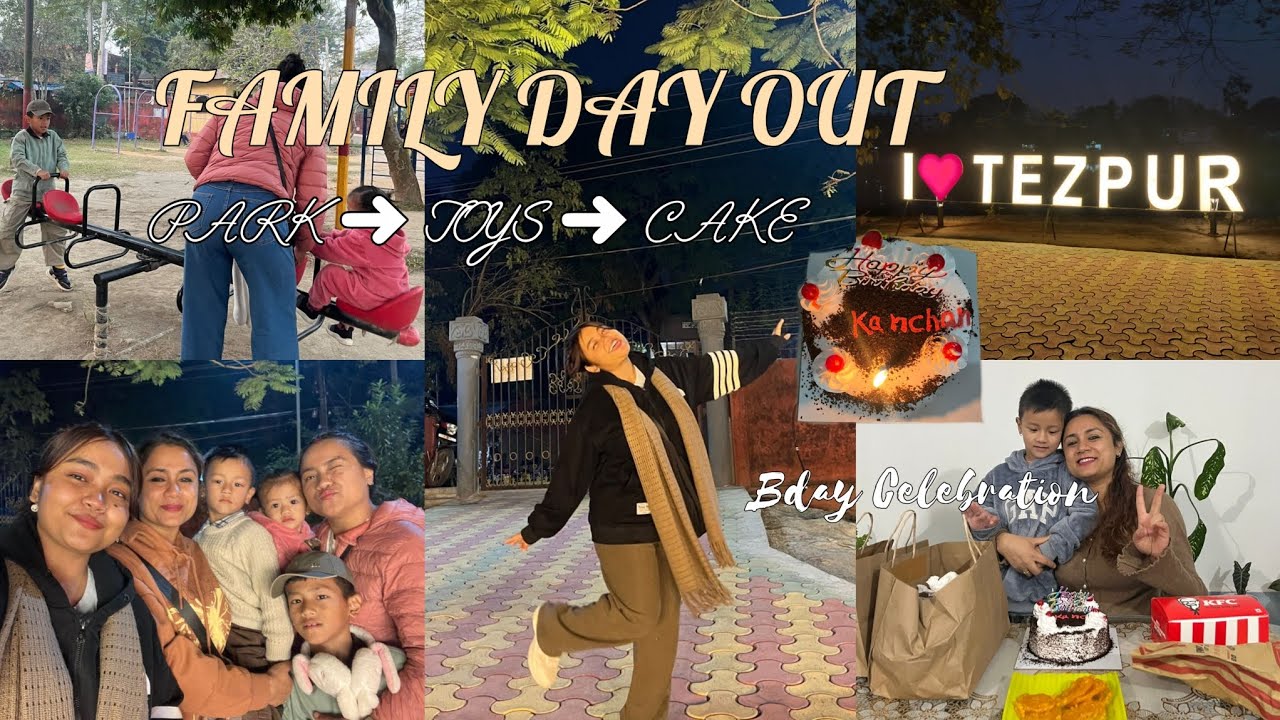 A Day in My Life | Park Fun, Toy Shopping & Birthday Celebration 🫶🏻#lifestylevlog #FamilyVlog