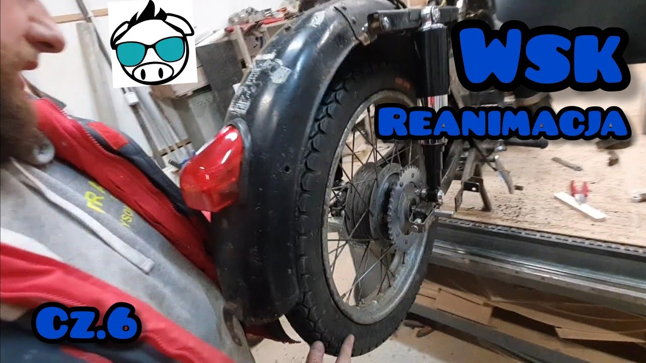 🏍WSK 125 mamy lampę i amorki 💪