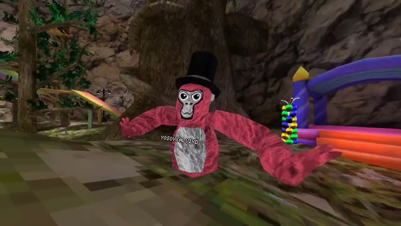 Jugando gorilla tag porque si