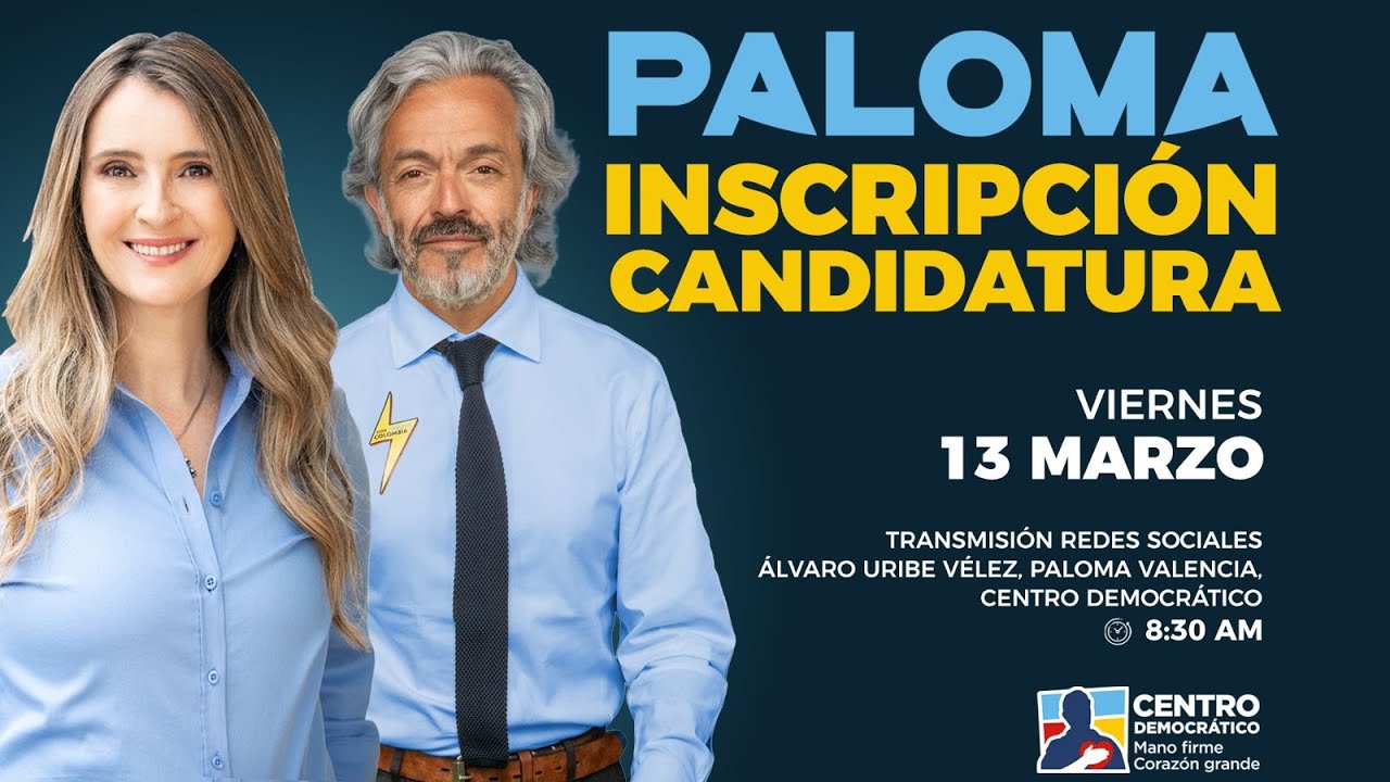Inscripción de candidatura Presidencial Paloma Valencia