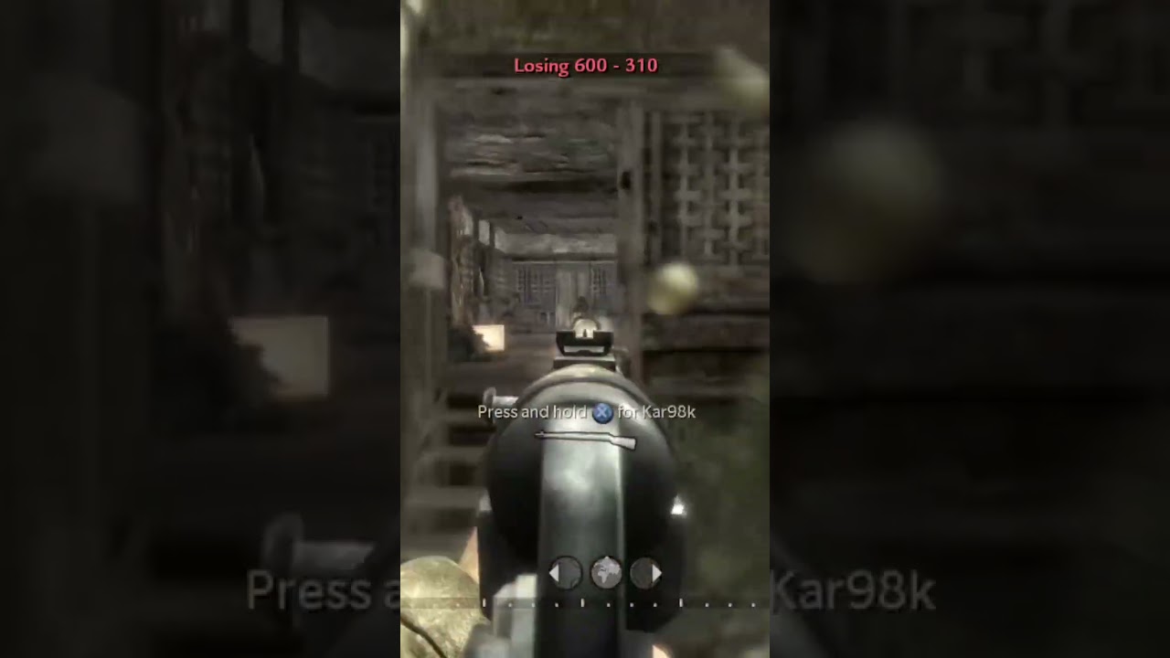 Call Of Duty World At War Most Used Weapon Triple Kill MP40!