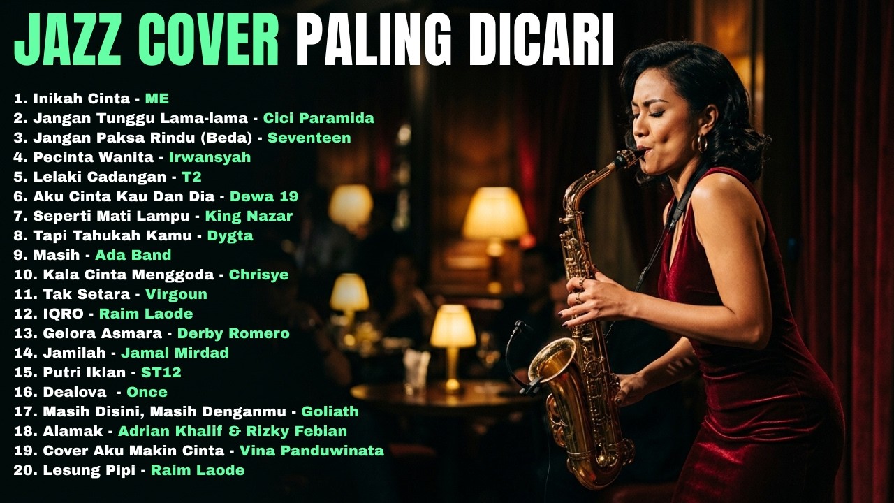 Smooth Jazz Cover Indonesia 2026 🎷 Enak Buat Santai & Kerja