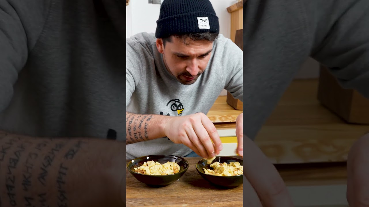 Weihnachtsdessert in unter 5 Minuten! Apple Crumble