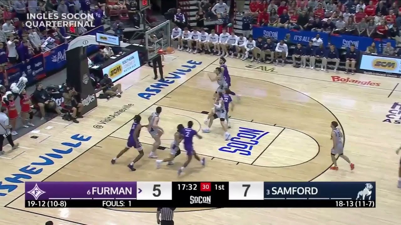 Furman Vs Samford - MBB Quarterfinals Full Game Highlights