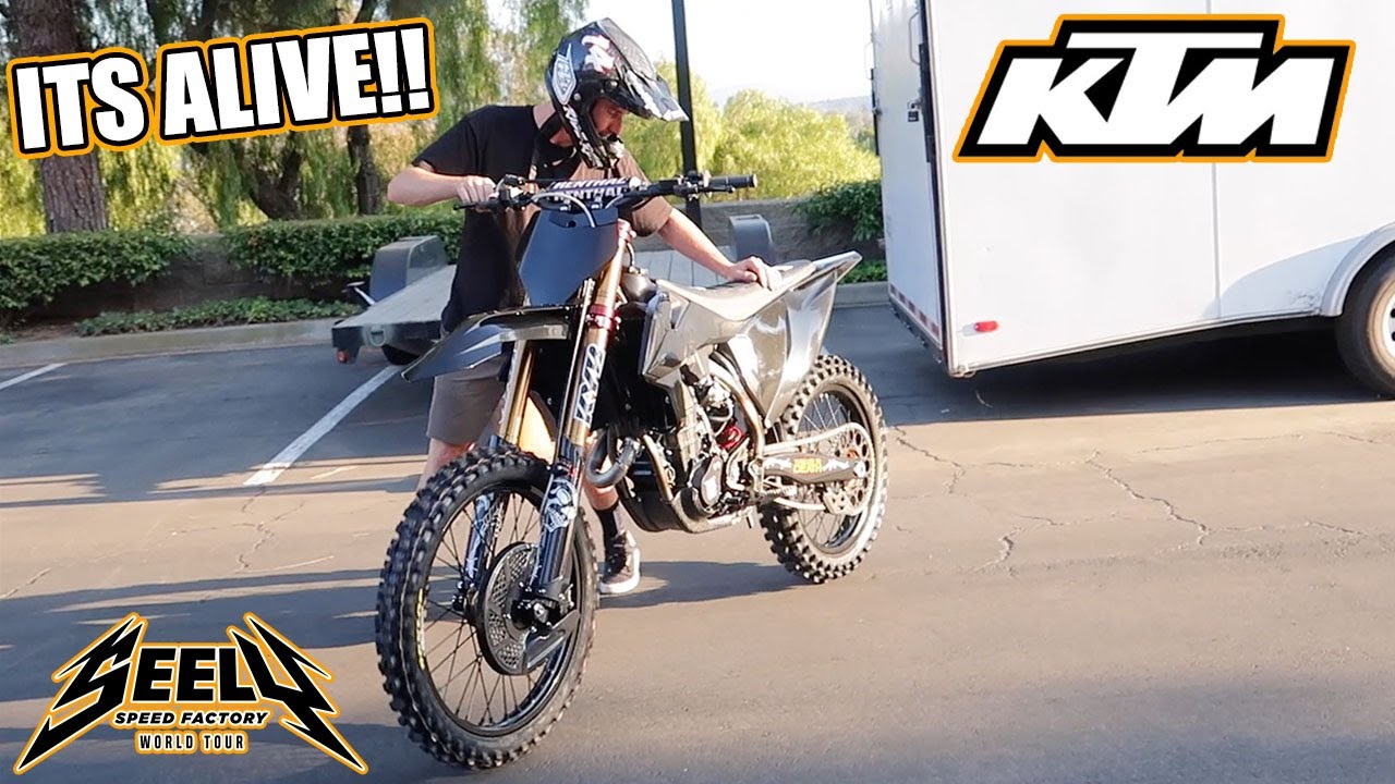 First Ride!! KTM 450 Build is complete