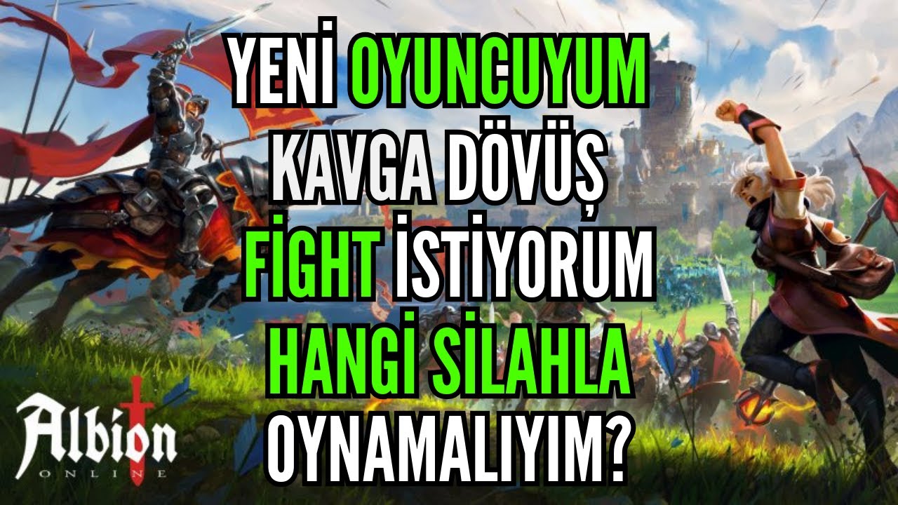 Albion Online Türkçe Pvp Trick,Solo Pvp Oyuncusu Nasıl Olunur İşte Size Silahlar Ve Kullanım Yerleri