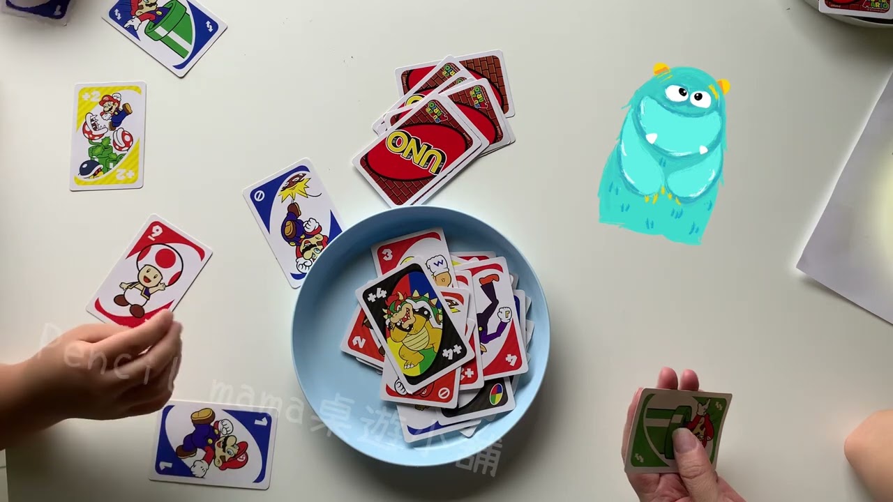 第59期Pencil Mama's Board Games 瑪利歐UNO分享❤️每個人的心裡都有一個愛生氣的小怪獸👾 2022-07-15