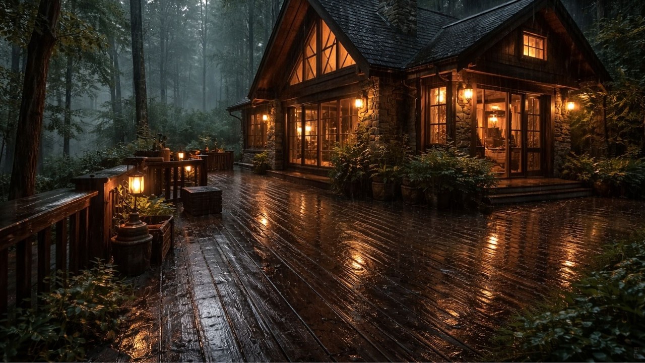 Gentle Forest Rain & Nature Sounds | Stress Relief & Meditation