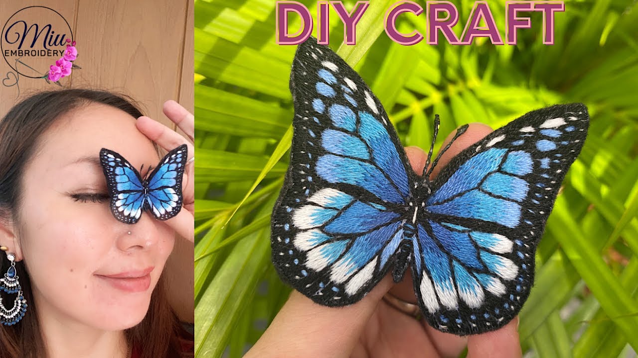Embroidery Design 🦋 A little Butterfly