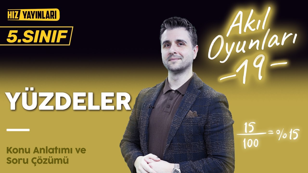 5. Sınıf Matematik - Yüzdeler - (2024-2025)