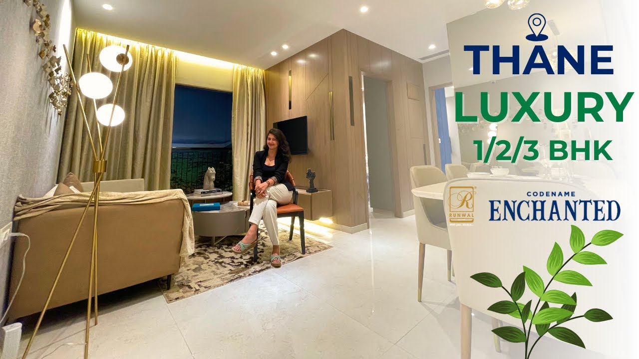 Runwal Enchanted Thane 1/2/3 BHK Tour at Kolshet | Review, Sample Flat & Price