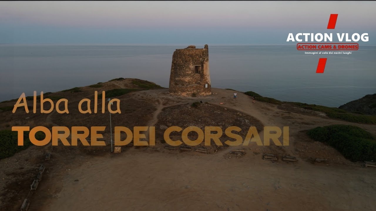 Torre dei Corsari. Cinematic 4k drone.