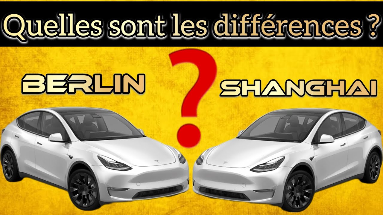 Quelles sont les différences esthétiques entre model Y berlin & Shanghai ⁉️ On fait le point TESLA