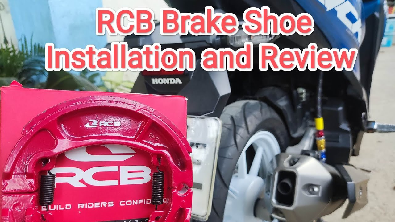 Honda Click 125 | RCB Brake Shoe | Installation and Review.