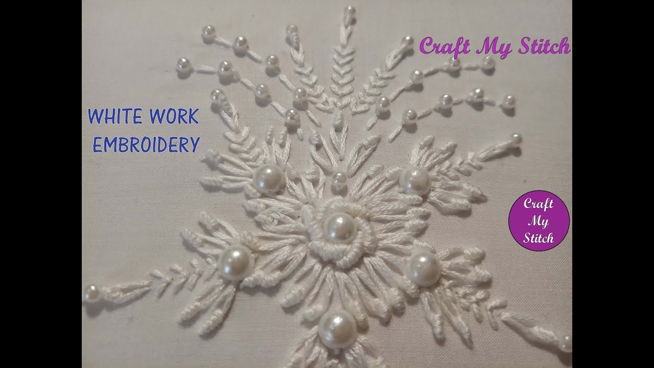 Hand Embroidery - White work