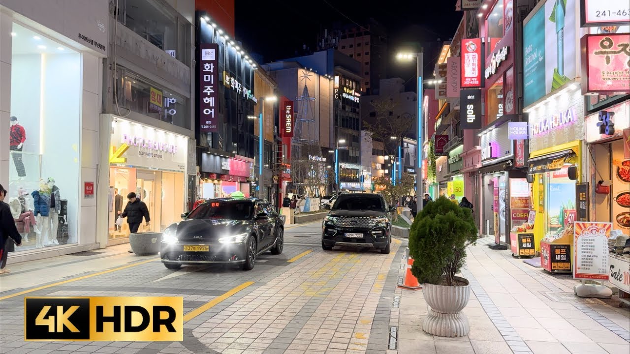 Busan Fake Night Market Walk - South Korea