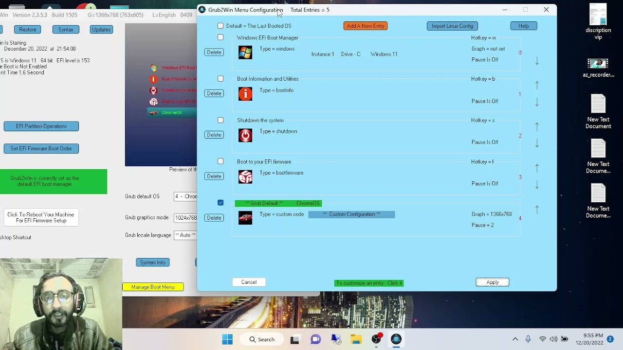 How dual boot windows 11 and Chromeos in one laptop | Grub2win use and setting for Dual boot Guide