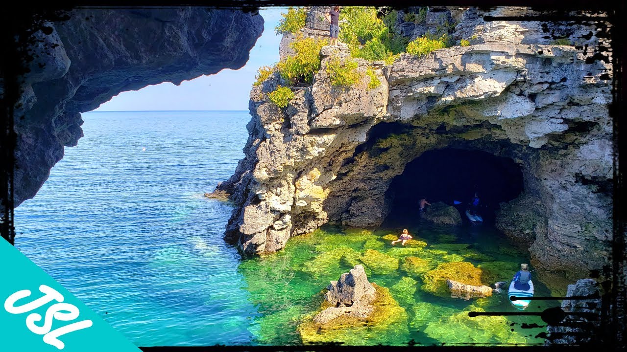 The Grotto of Bruce Peninsula 🇨🇦 PARADISE FOUND in Tobermory, Ontario, Canada