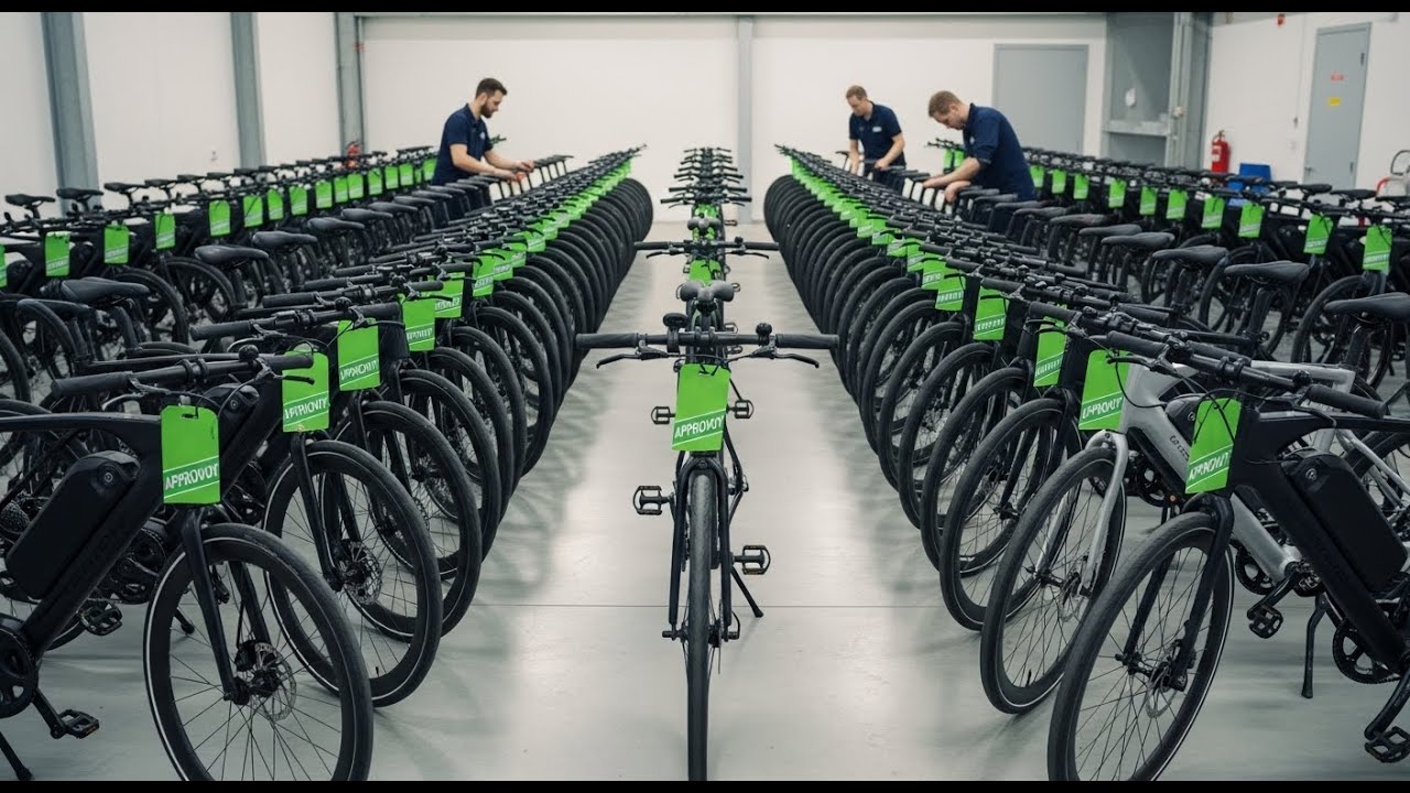Inside Electric Aero Bike Factory Modern Manufacturing Process