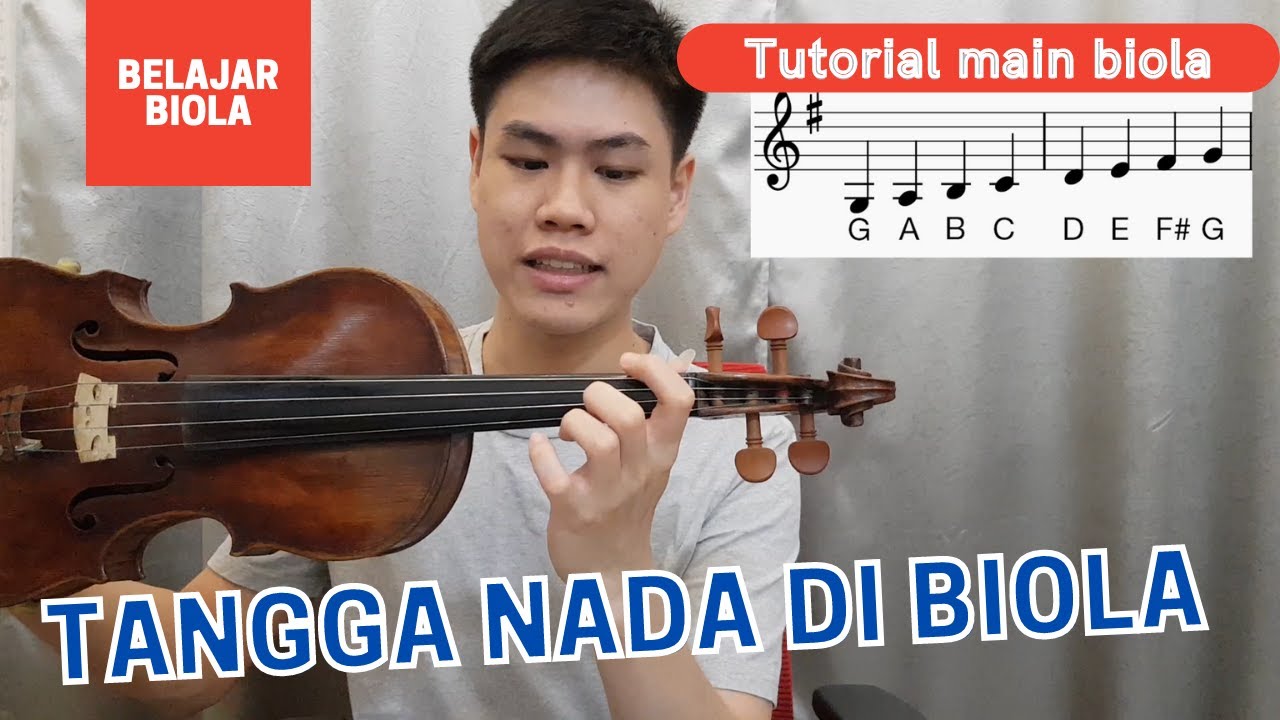 Belajar Biola, Tutorial Memainkan Tangga Nada G Mayor dan Nada-nada di Biola dari 0 (LANGSUNG PAHAM)