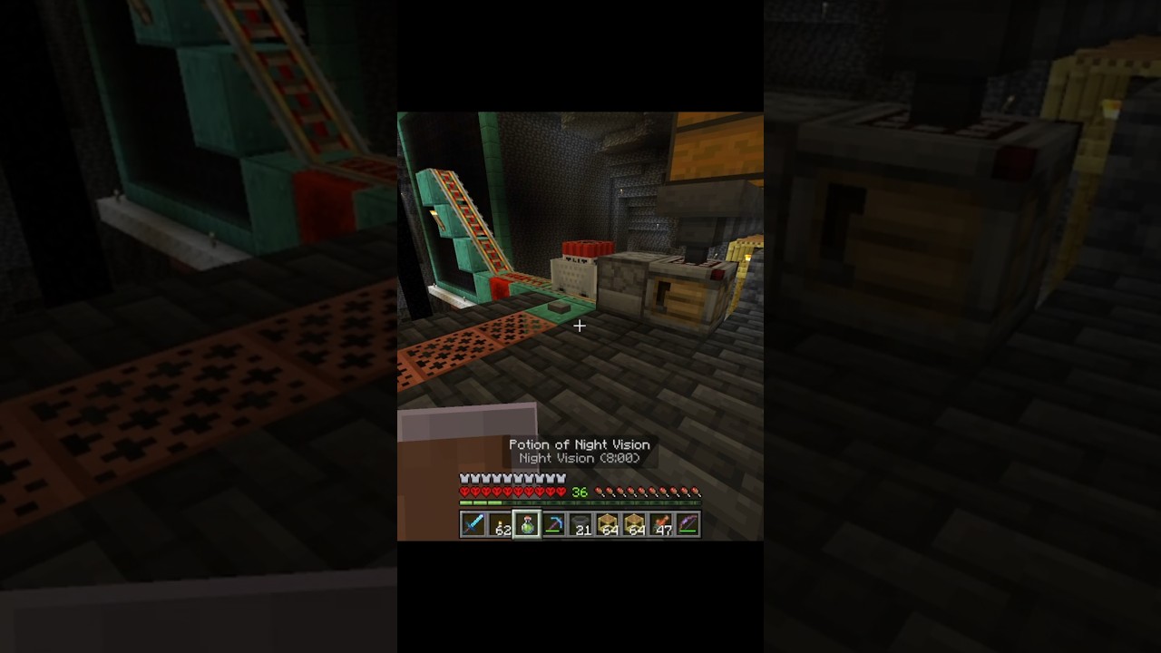 SQUARE HOLE Boring Machine in #minecraft