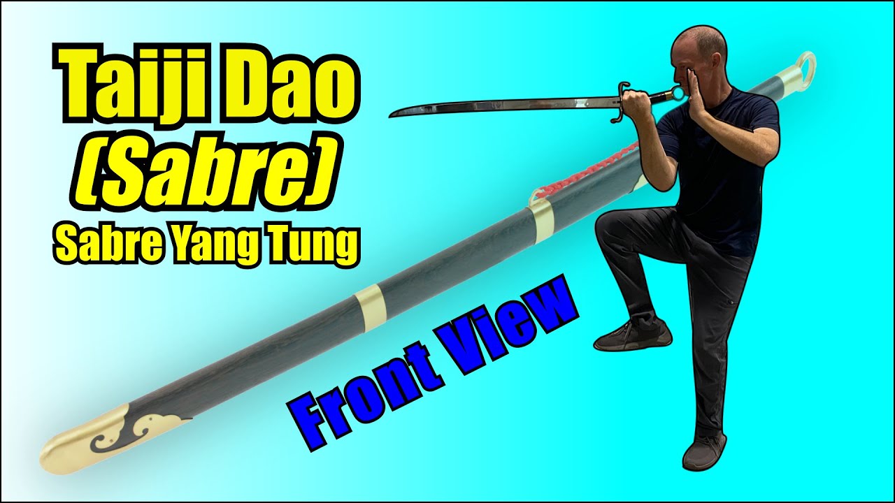 Taiji Sabre Yang Tung: Front View with Names