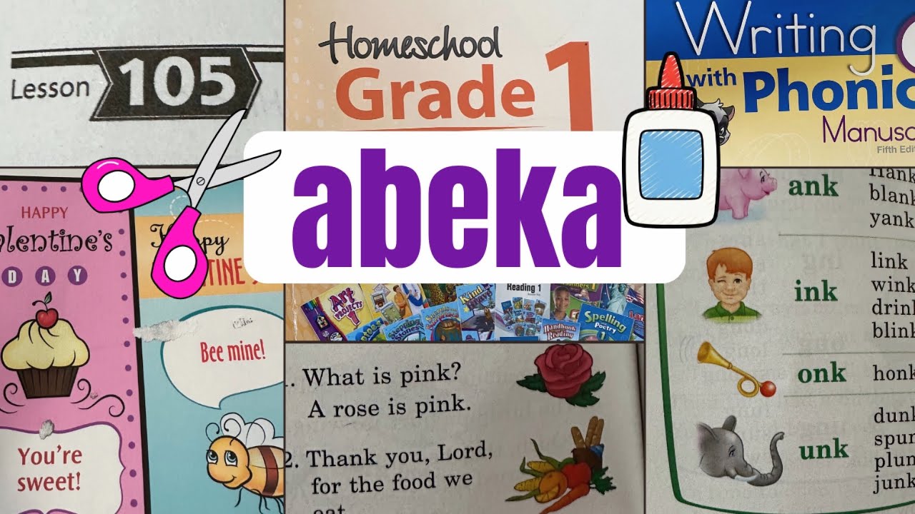 Abeka Christian Academy 1st Grade Lesson 105 Homeschool 