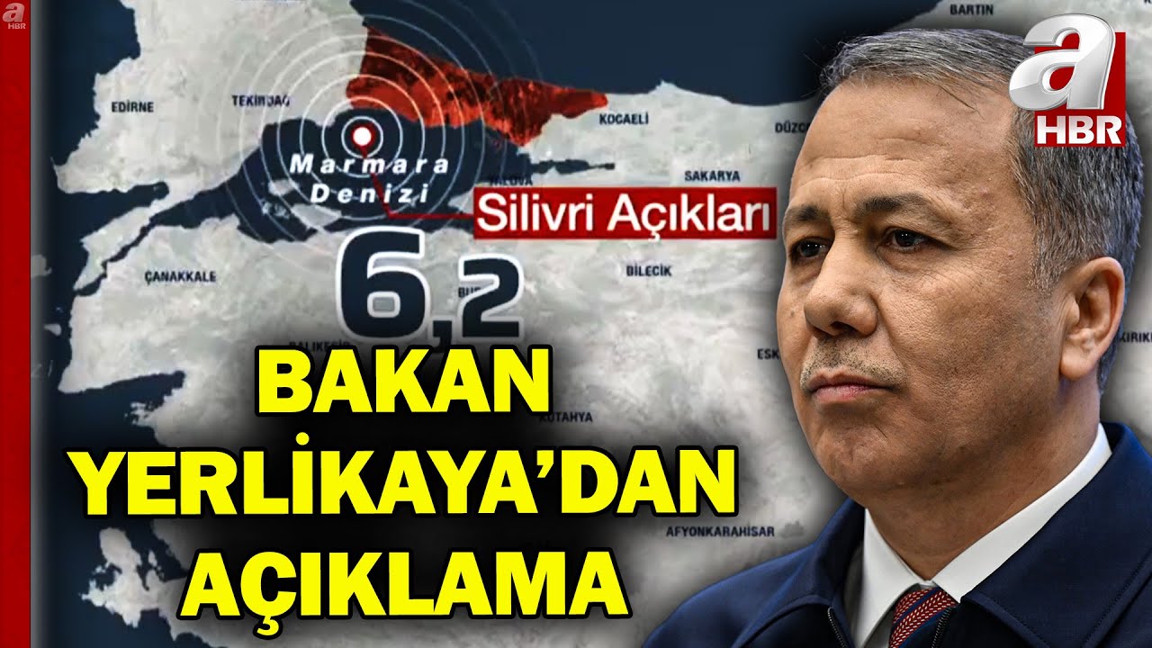 İstanbul'da Korkutan Deprem Sonrası İçişleri Bakanı Yerlikaya'dan Açıklama | A Haber