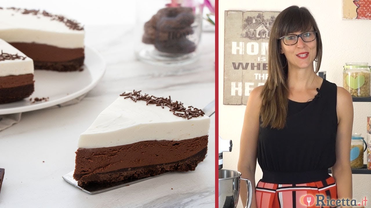 Cheesecake panna e cioccolato (senza cottura) - Ricetta.it