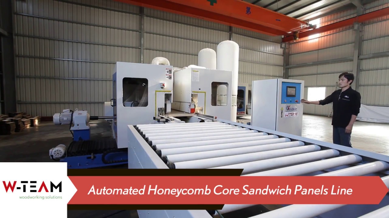 Automatic Honeycomb Core Sandwich Panels Production Line(Introduction)