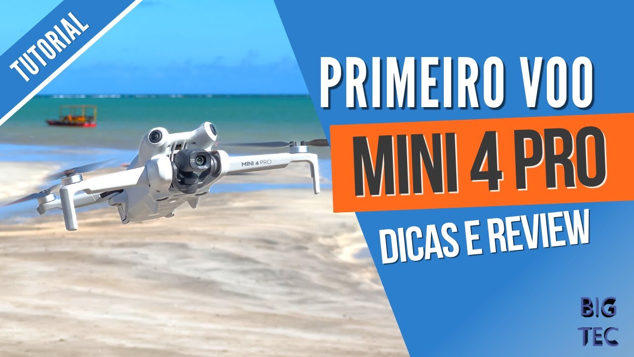 DJI Mini 4 Pro Primeiro Voo - Tutorial | Review - É bom mesmo? PT