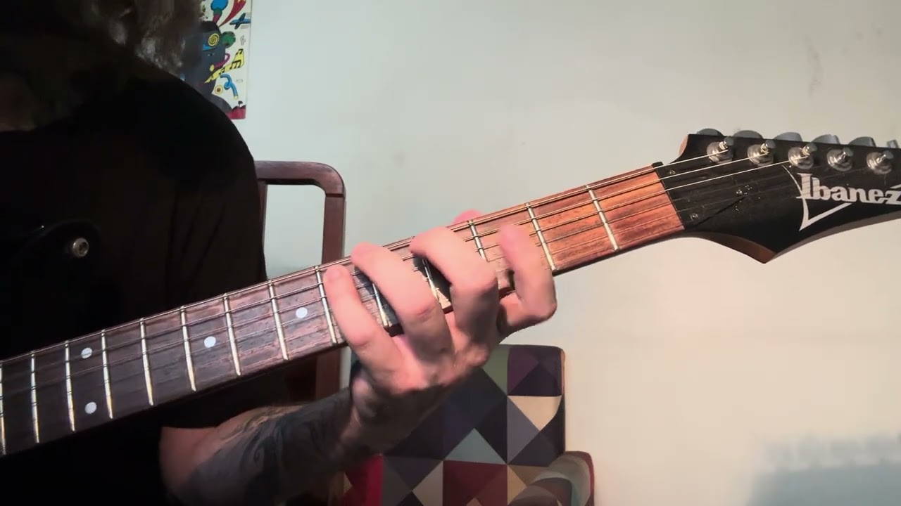 Digitação na guitarra de Donna Lee , Charlie Parker