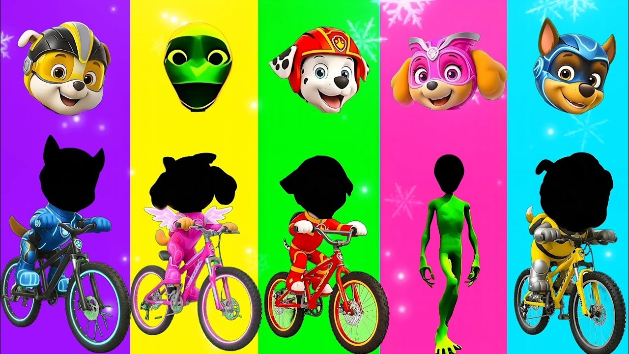 Wrong eyes challenge DAME TU COSITA Funny Puzzle Wrong Eyes / Paw Patrol rubble 🆚 Alien dance 🆚 