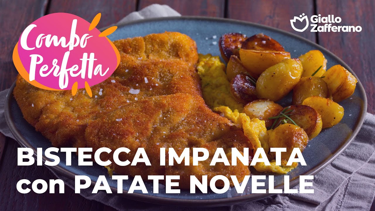 BISTECCA IMPANATA con PATATE NOVELLE - IRRESISTIBILE SALVACENA🤤🍴