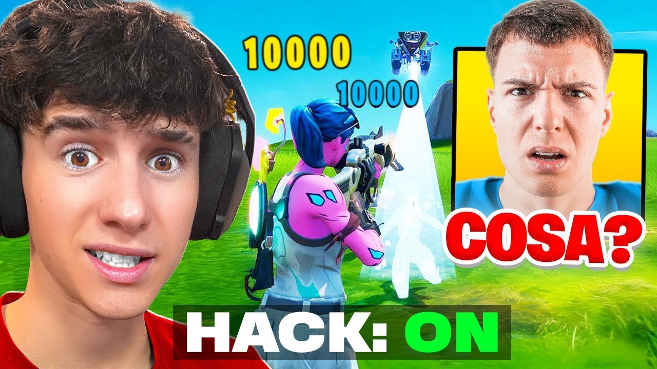 TROLLO CON le *HACK* un PRO PLAYER su Fortnite!! *Ho esagerato*