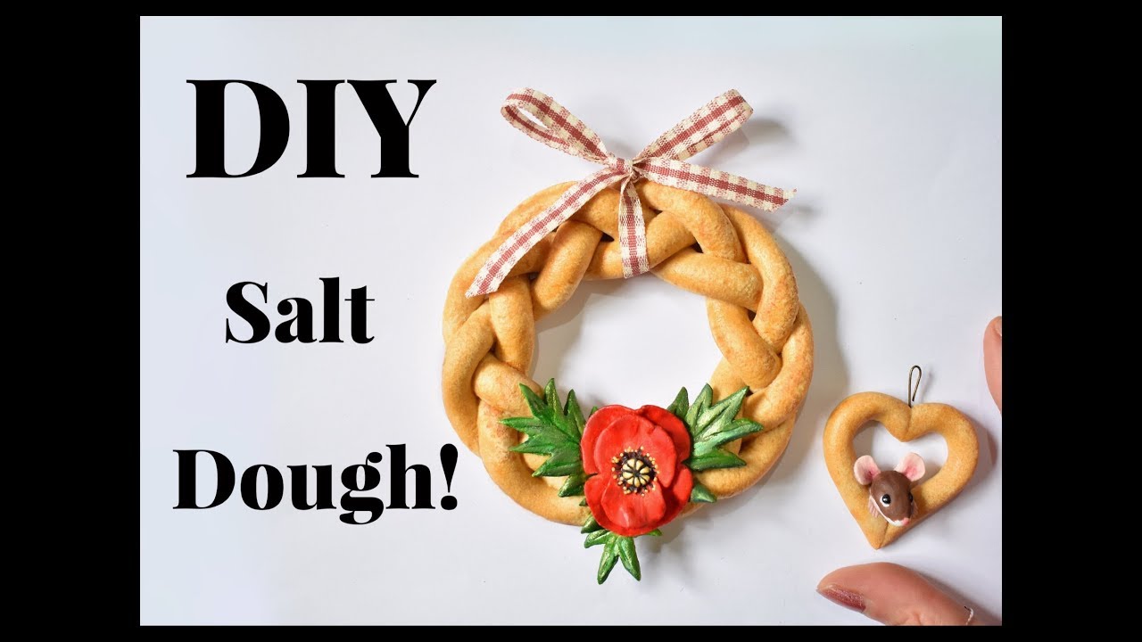 Making Salt Dough Decorations / Ornaments  - EASY DIY RECIPE