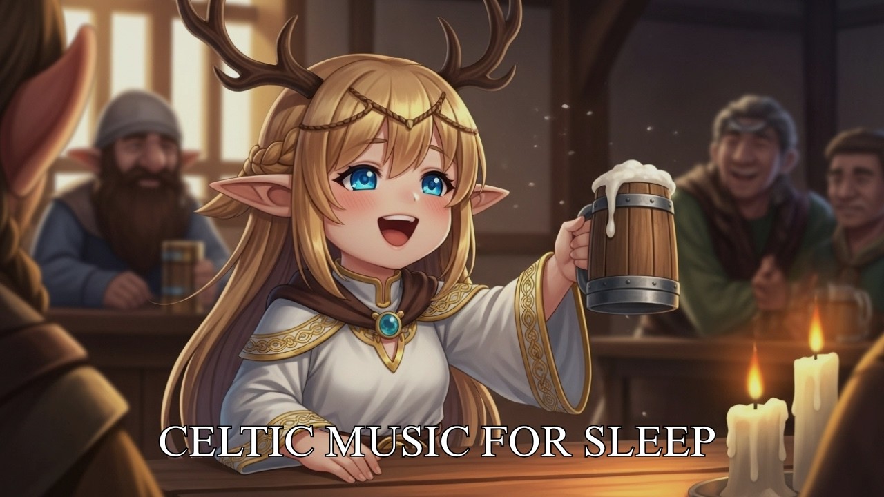 Beer nights D&D Fantasy Tavern Celtic Music | For sleep  Gentle Elven BGM