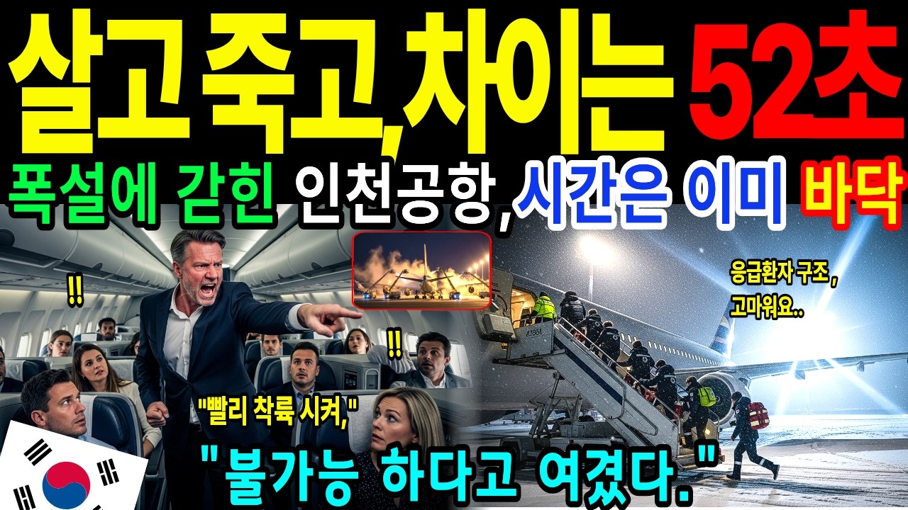 [해외감동사연] 유럽이 최고라 믿던 노르웨이 승무원, 인천공항 52초에 충격받다