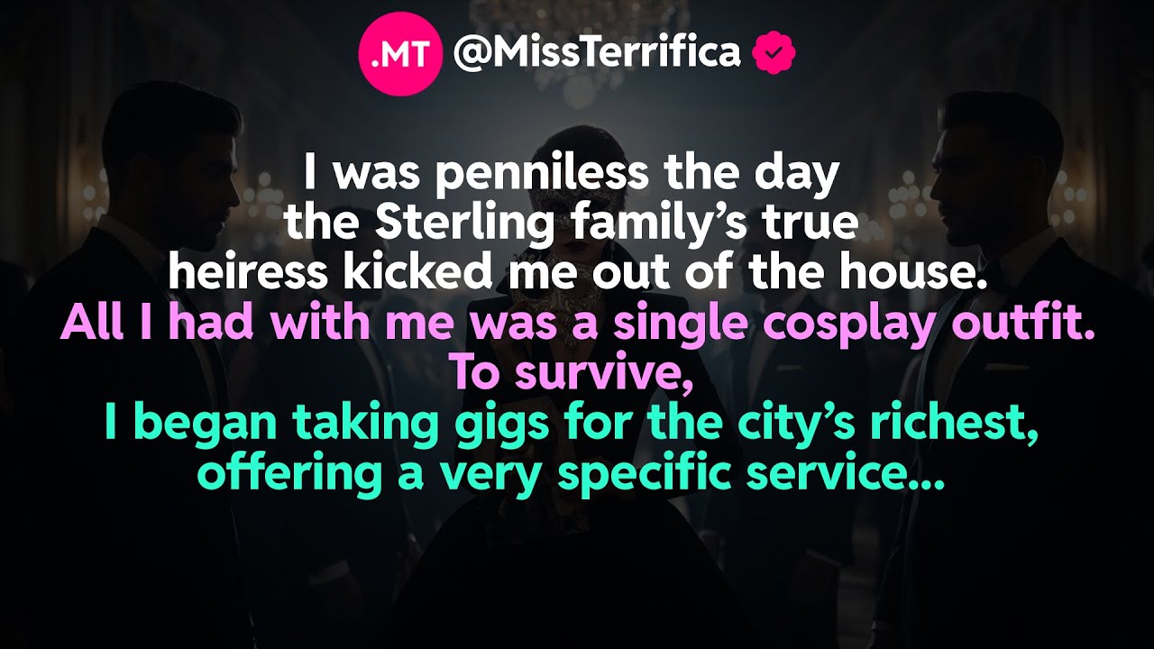 I was penniless the day the Sterling family’s true heiress kicked me out of the house...